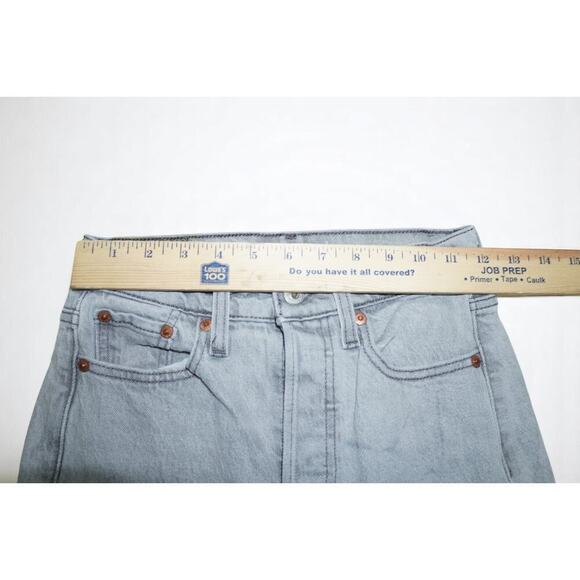 Levi's Premium Wedgie Straight Jeans – Size 25 – Gray Wash Button Fly Denim - Picture 8 of 16